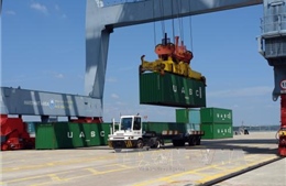 Cảng container quốc tế Tân Cảng – Cái Mép đón "teu" hàng thứ 1 triệu 
